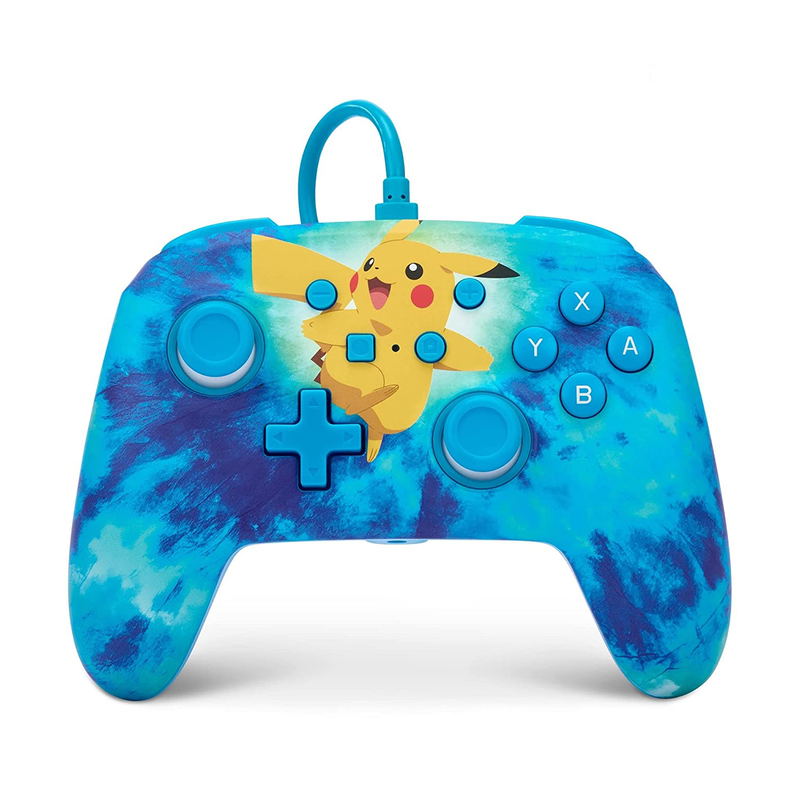 PowerA Enhanced Wired Controller for Nintendo Switch (Tie Dye Pikachu) image 1