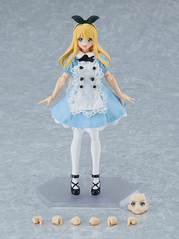 figma Styles No. 598 Original Character: Female Body (Alice) with Dress + Apron Outfit image 10