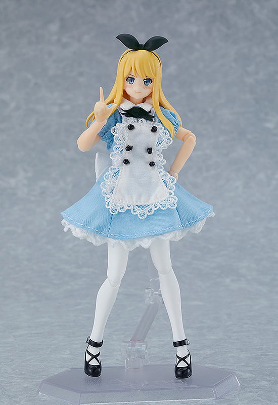 figma Styles No. 598 Original Character: Female Body (Alice) with Dress + Apron Outfit image 5