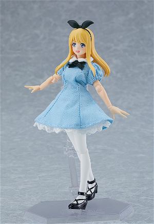 figma Styles No. 598 Original Character: Female Body (Alice) with Dress + Apron Outfit
