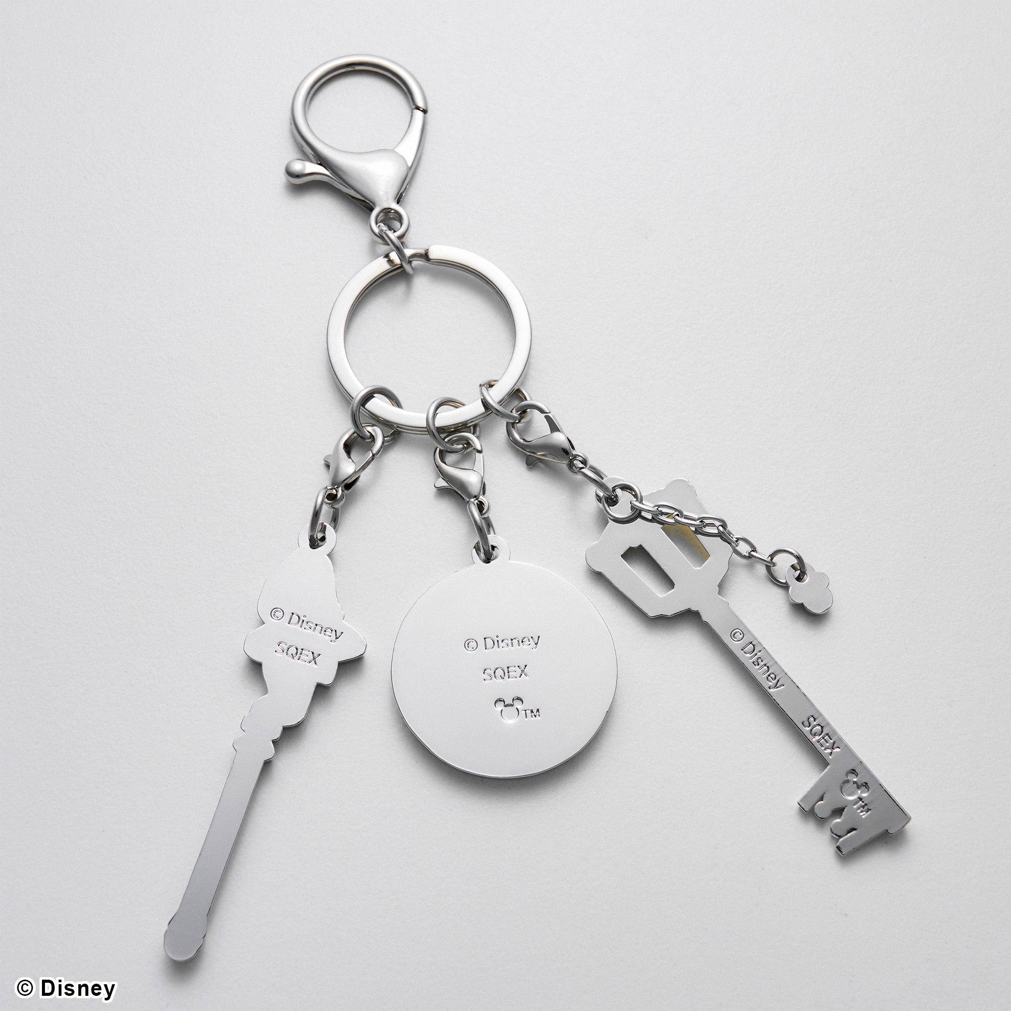 Kingdom Hearts - Metal Key Chain Kingdom Key / Mage's Staff