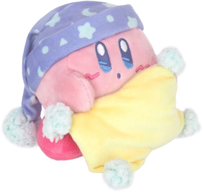 Kirby Sweet Dreams Plush Toy: Good Night Kirby image 1