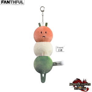 Monster Hunter Rise: Sunbreak - Bunny Dango Plush Keychain_