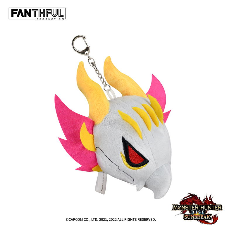 Monster Hunter Rise: Sunbreak - Malzeno Plush Keychain image 2