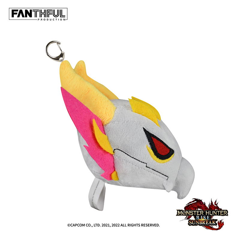 Monster Hunter Rise: Sunbreak - Malzeno Plush Keychain image 3