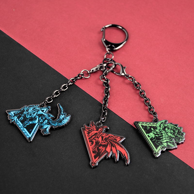 Monster Hunter Rise: Sunbreak Metal Keychain: Monsters image 6