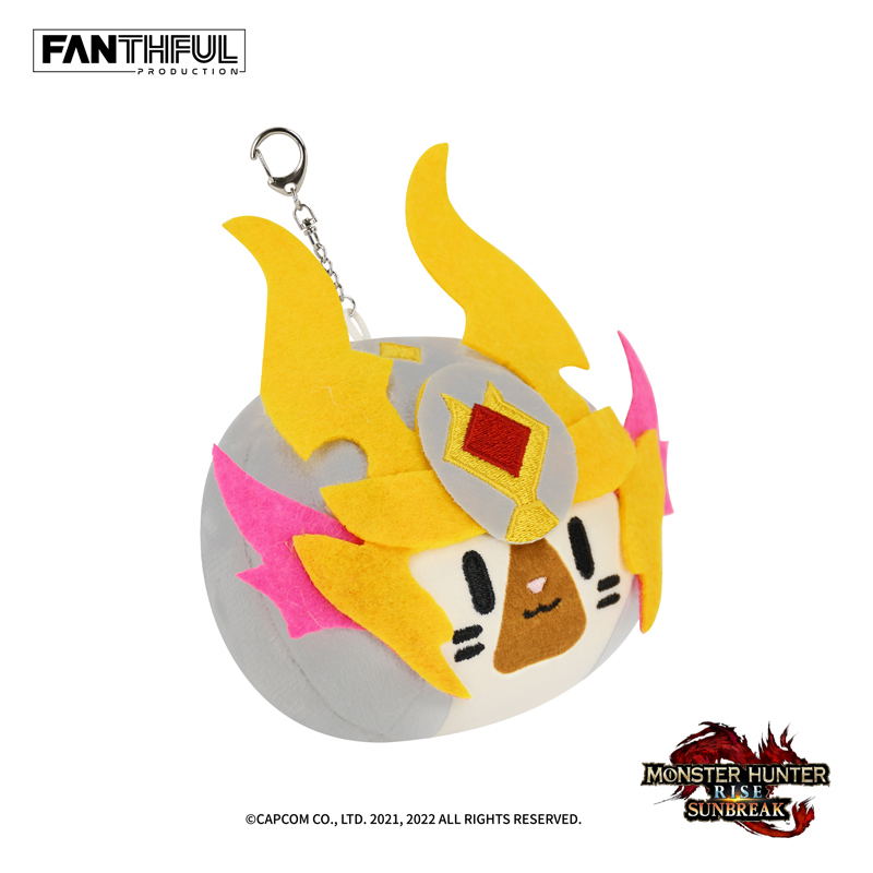 Monster Hunter Rise: Sunbreak - Palico Plush Keychain image 2