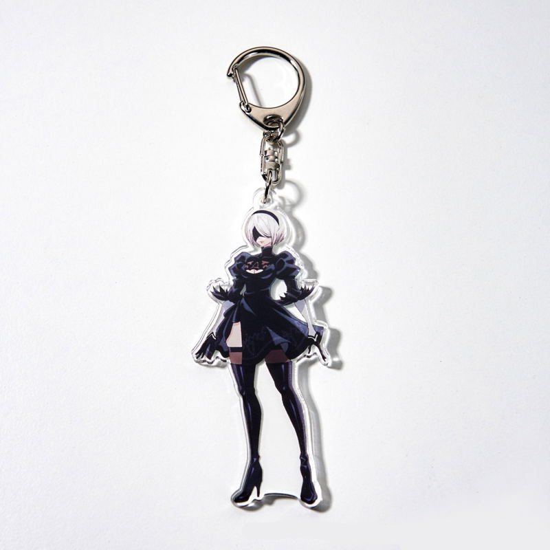 NieR:Automata Ver1.1a Acrylic Keychain: 2B (YoRHa No. 2 Type B) image 1
