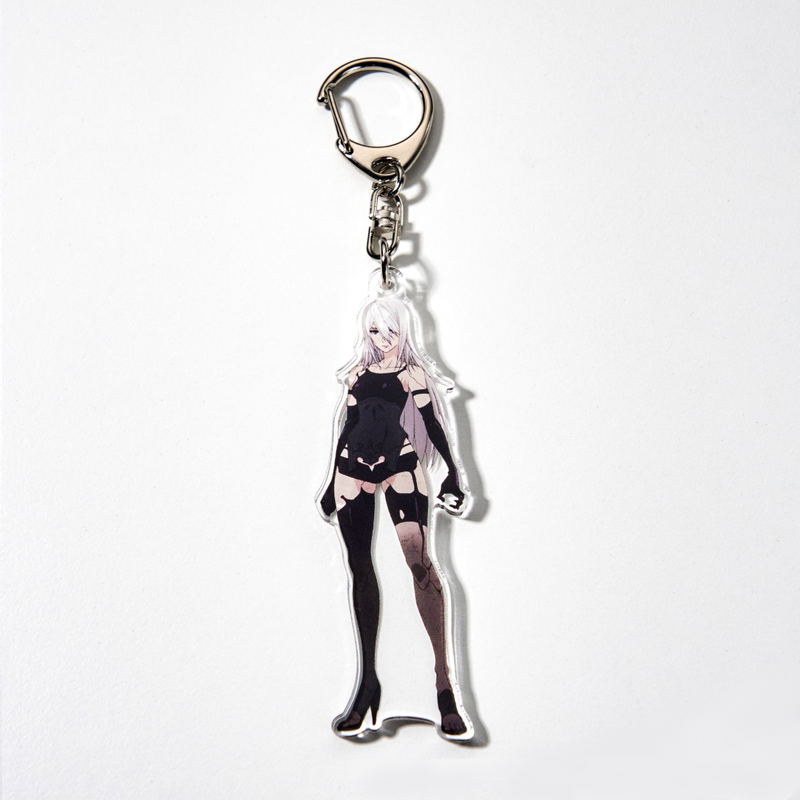 NieR:Automata Ver1.1a Acrylic Keychain: A2 (YoRHa Type A No. 2) image 1