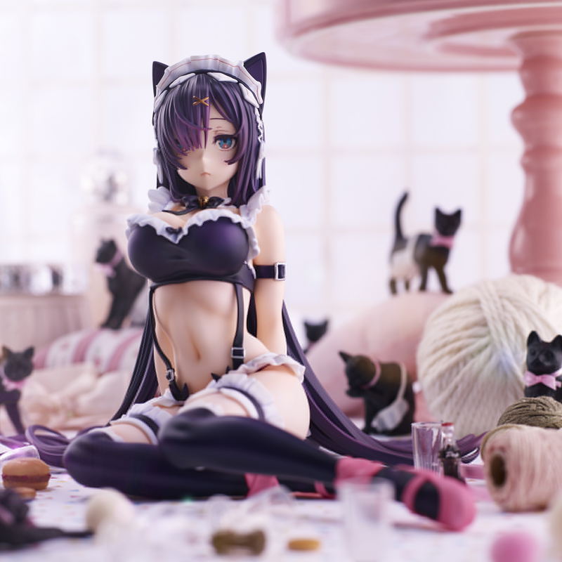 Original Character Pre-Painted Figure: Mika Pikazo Illustration Neko Maid (Re-run) image 4