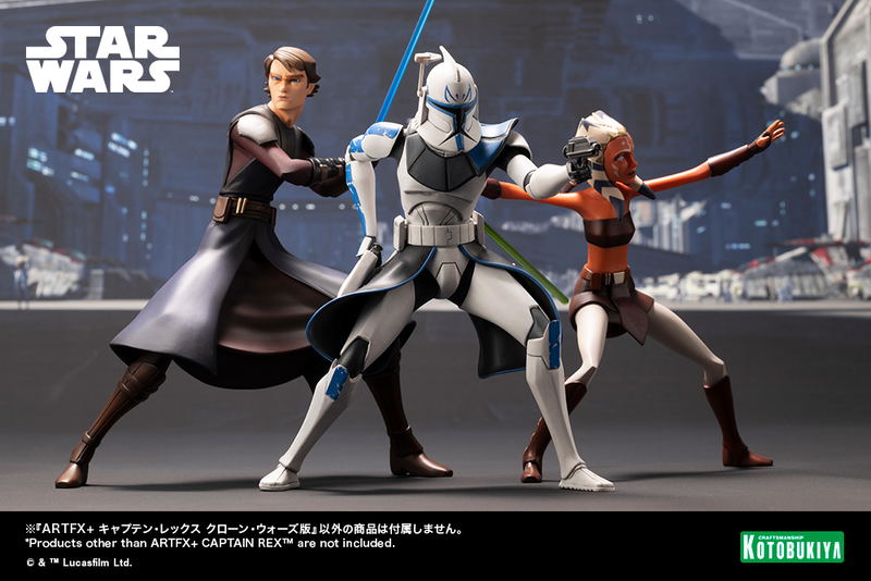 ARTFX+ Star Wars The Clone Wars 1/10 Scale Pre-Painted Figure: Captain Rex TM Star Wars The Clone Wars Ver. image 21