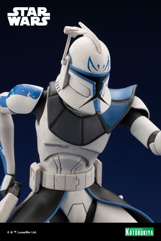 ARTFX+ Star Wars The Clone Wars 1/10 Scale Pre-Painted Figure: Captain Rex TM Star Wars The Clone Wars Ver. image 10