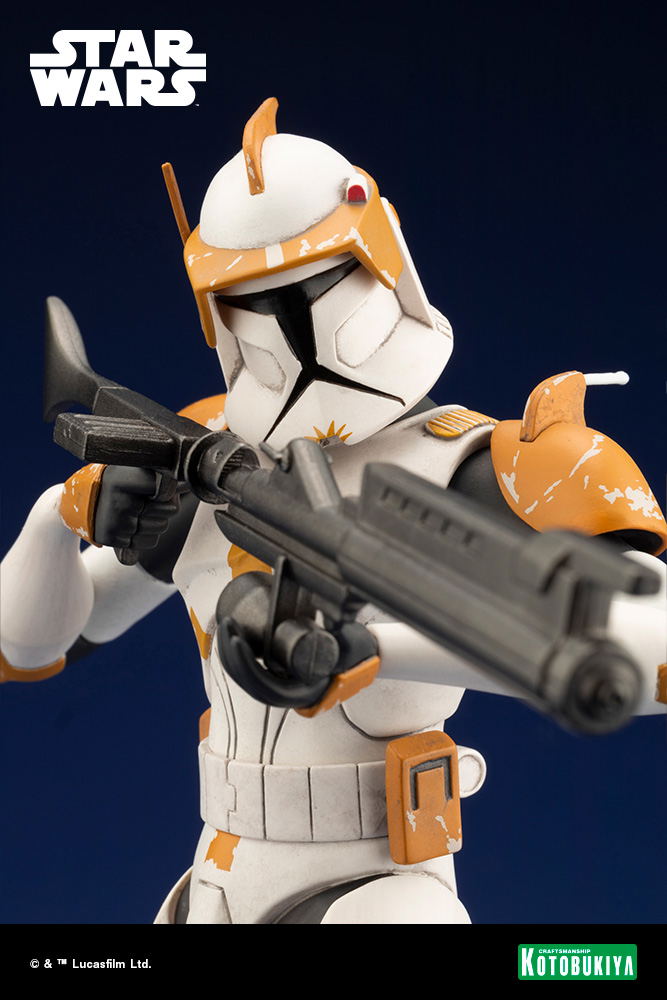 ARTFX+ Star Wars The Clone Wars 1/10 Scale Pre-Painted Figure: Commander Cody TM The Clone Wars Ver. image 11