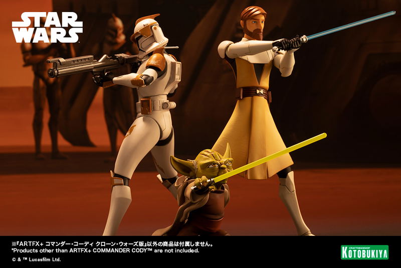 ARTFX+ Star Wars The Clone Wars 1/10 Scale Pre-Painted Figure: Commander Cody TM The Clone Wars Ver. image 19