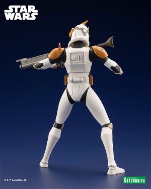 ARTFX+ Star Wars The Clone Wars 1/10 Scale Pre-Painted Figure: Commander Cody TM The Clone Wars Ver.