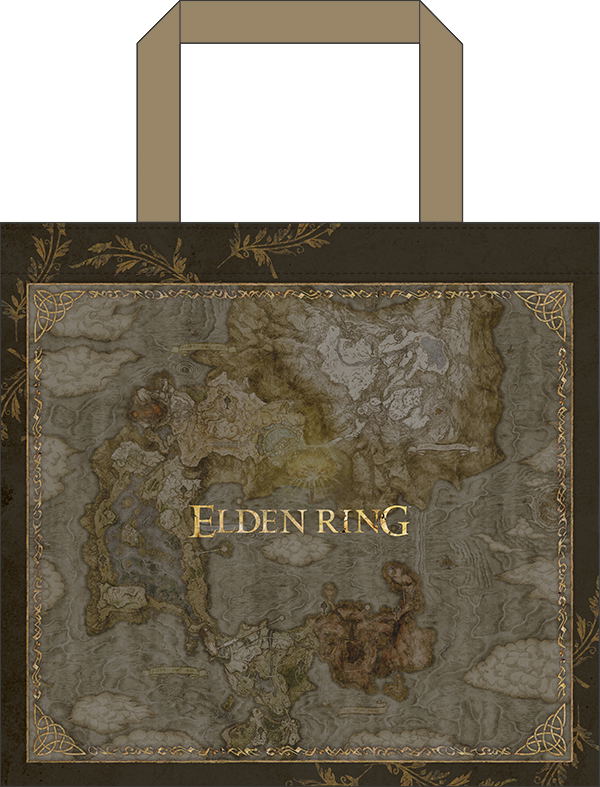 Elden Ring Full Color Tote Bag Map image 2
