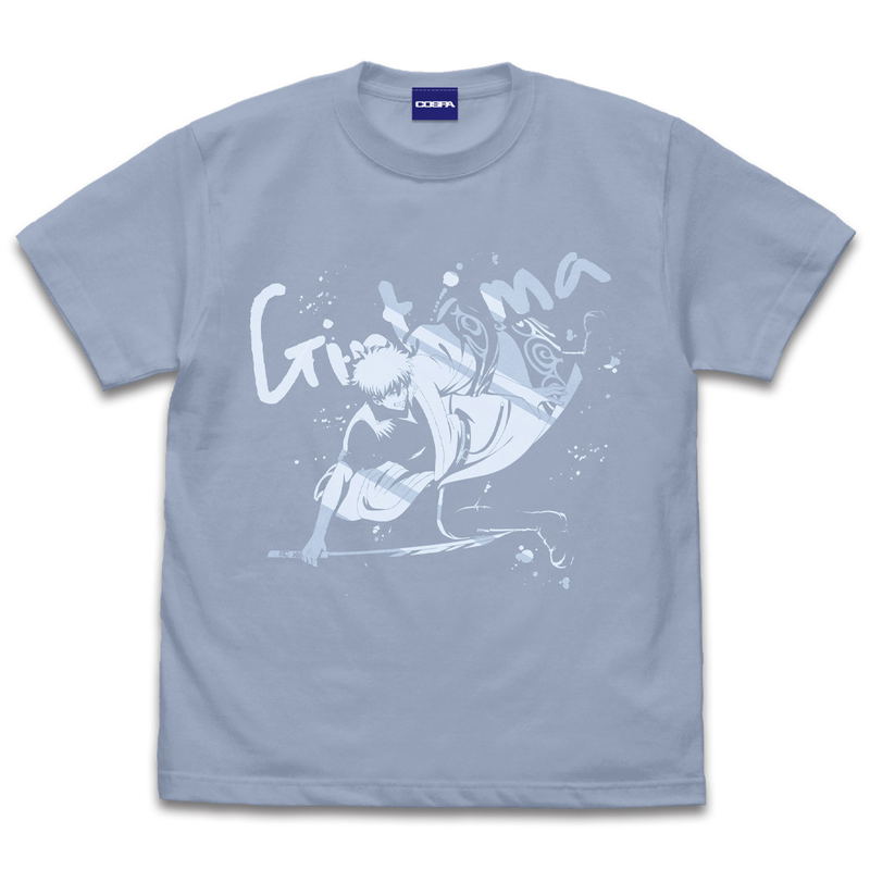 Gintama Gin-san Action Ver. T-Shirt (Acid Blue | Size L) image 1