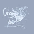 Gintama Gin-san Action Ver. T-Shirt (Acid Blue | Size S) thumbnail 2