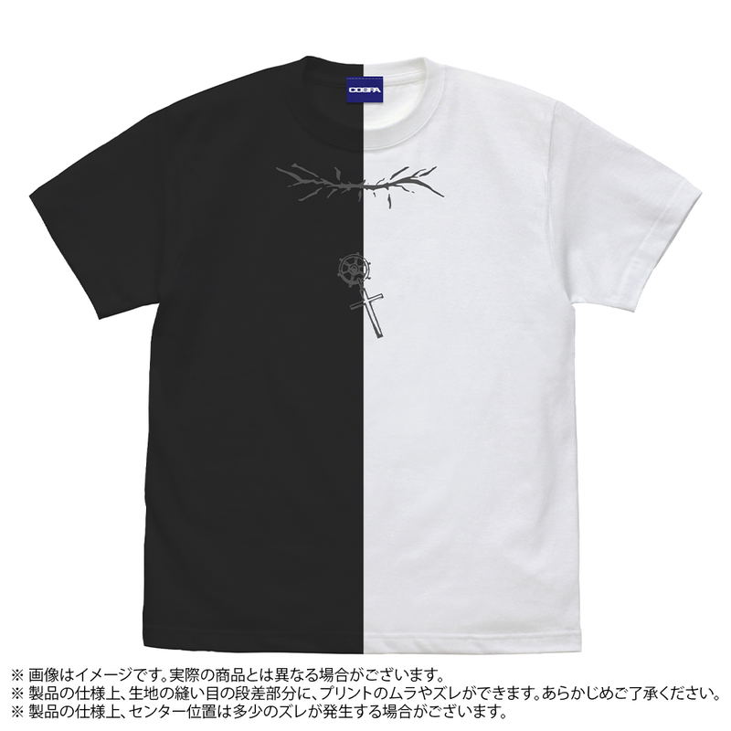 Dead Mount Death Play Polka's Plain Clothes T-shirt (Black x White | Size L) image 2