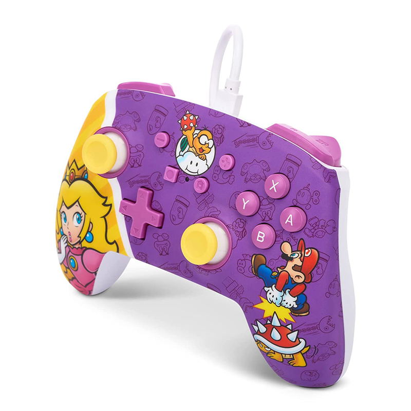 PowerA Enhanced Wired Controller for Nintendo Switch (Princess Peach Battle) image 2