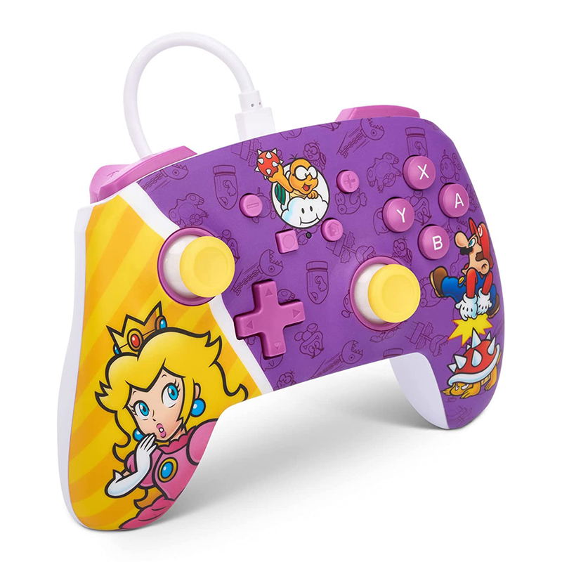 PowerA Enhanced Wired Controller for Nintendo Switch (Princess Peach Battle) image 4