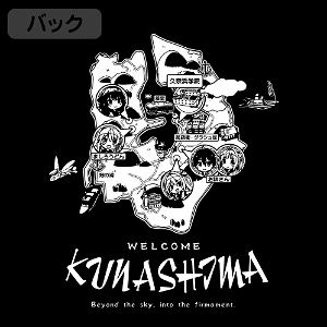 Ao No Kanata No Four Rhythm Kunashima Souvenir Style Thin Dry Hoodie (Black | Size L)
