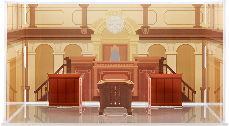 Ace Attorney Acrylic Diorama Background Courtroom image 1
