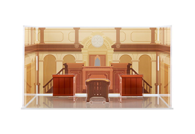 Ace Attorney Acrylic Diorama Background Courtroom image 2
