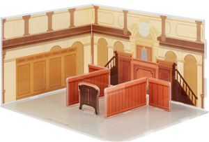 Ace Attorney Acrylic Diorama Background Courtroom