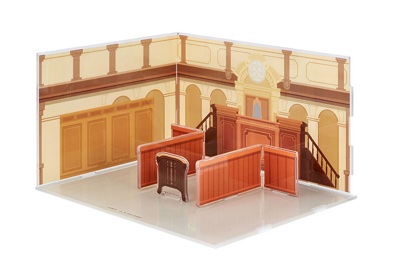 Ace Attorney Acrylic Diorama Background Courtroom image 3