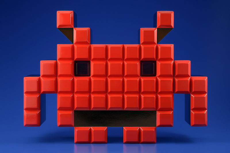 SoftB Space Invaders Crab image 2