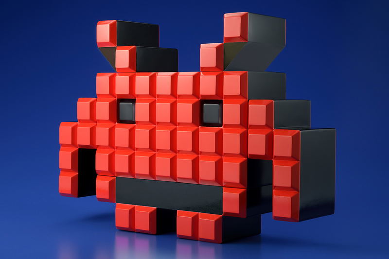 SoftB Space Invaders Crab image 3