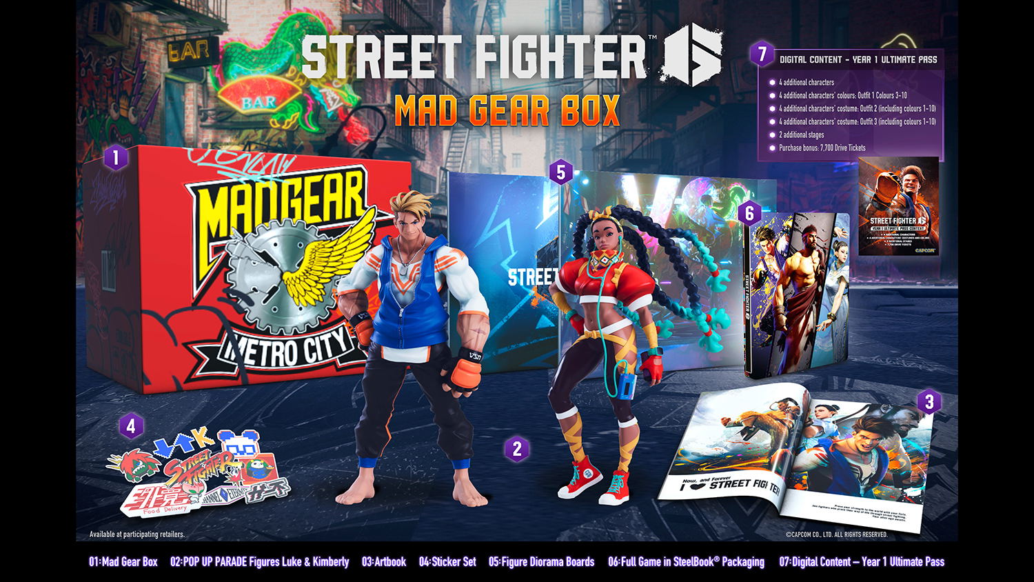 Buy Sticker Set: Street Fighter V Set