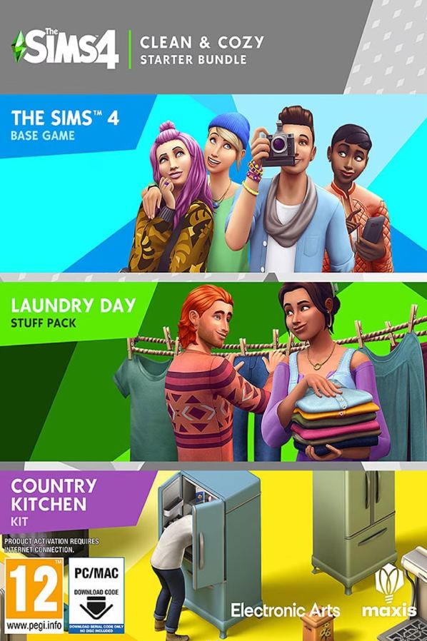 The Sims 4: Bundle (Get to Work, Dine Out, Cool Kitchen Stuff) - Xbox One, Electronic Arts