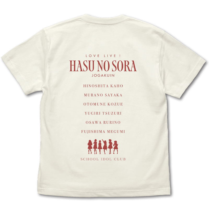 Hasunosora Girls' Academy School Idol Club: Hasunosora Girls' Academy T-shirt (Vanilla White | Size L) image 3