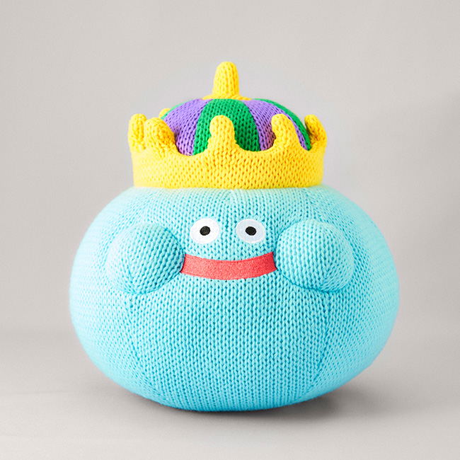 Dragon Quest Smile Slime Knitted Plush King Slime (Re-run) image 2