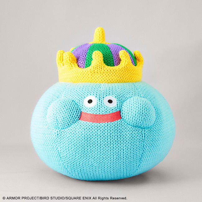 Dragon Quest Smile Slime Knitted Plush King Slime (Re-run) image 3