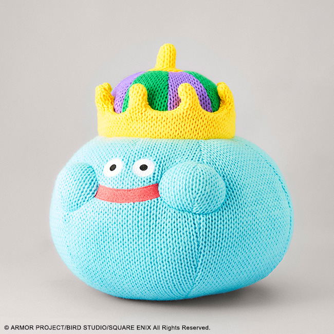 Dragon Quest Smile Slime Knitted Plush King Slime (Re-run) image 4