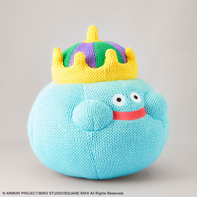 Dragon Quest Smile Slime Knitted Plush King Slime (Re-run) image 5