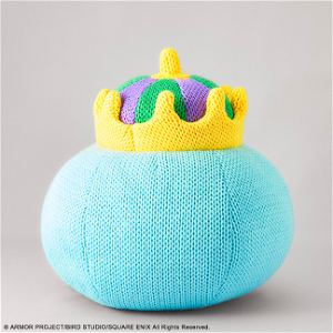 Dragon Quest Smile Slime Knitted Plush King Slime