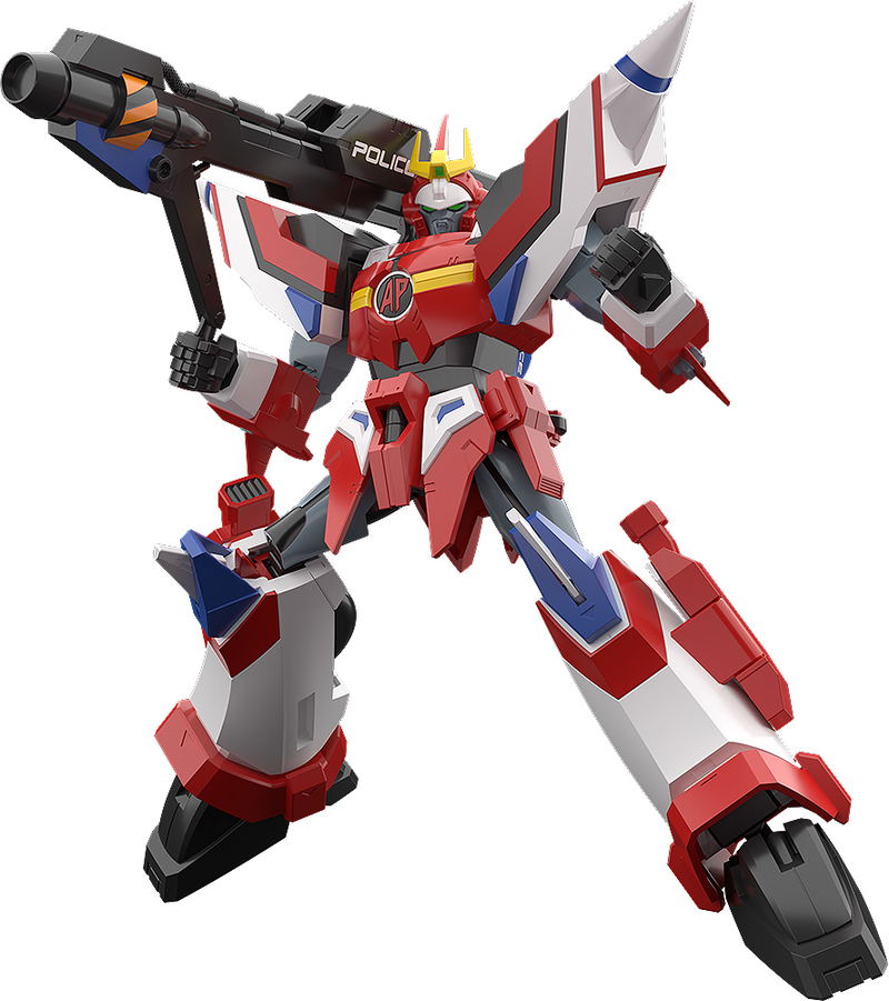 Moderoid Armored Police Metal Jack: Hyper Red Jack Armor image 1
