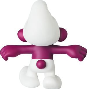 Ultra Detail Figure The Smurfs Series 1 Angry Smurf Purple