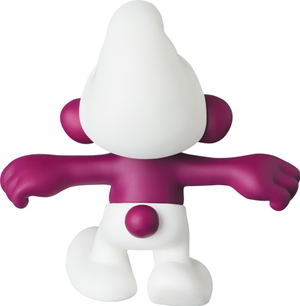 Ultra Detail Figure The Smurfs Series 1 Angry Smurf Purple_