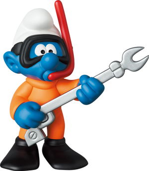 Ultra Detail Figure The Smurfs Series 1 Smurf Diver_