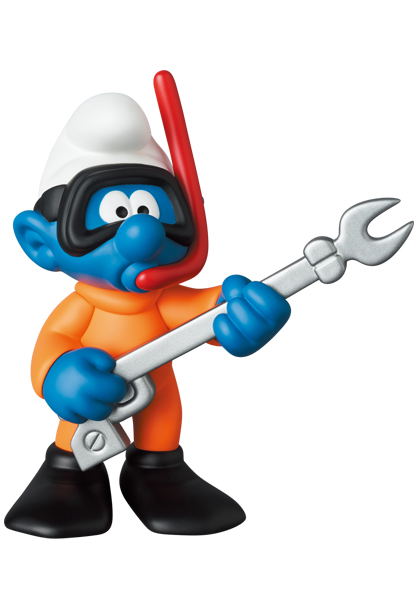Ultra Detail Figure The Smurfs Series 1 Smurf Diver image 1