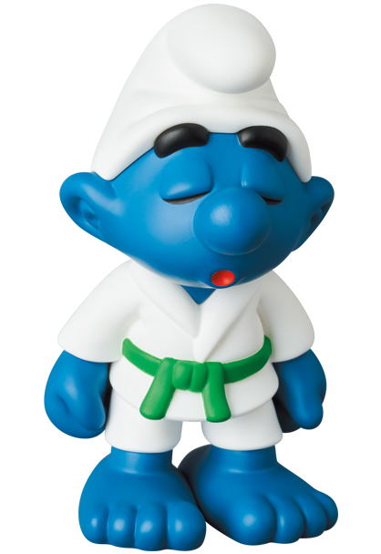 Ultra Detail Figure The Smurfs Series 1 Smurf Judo image 1
