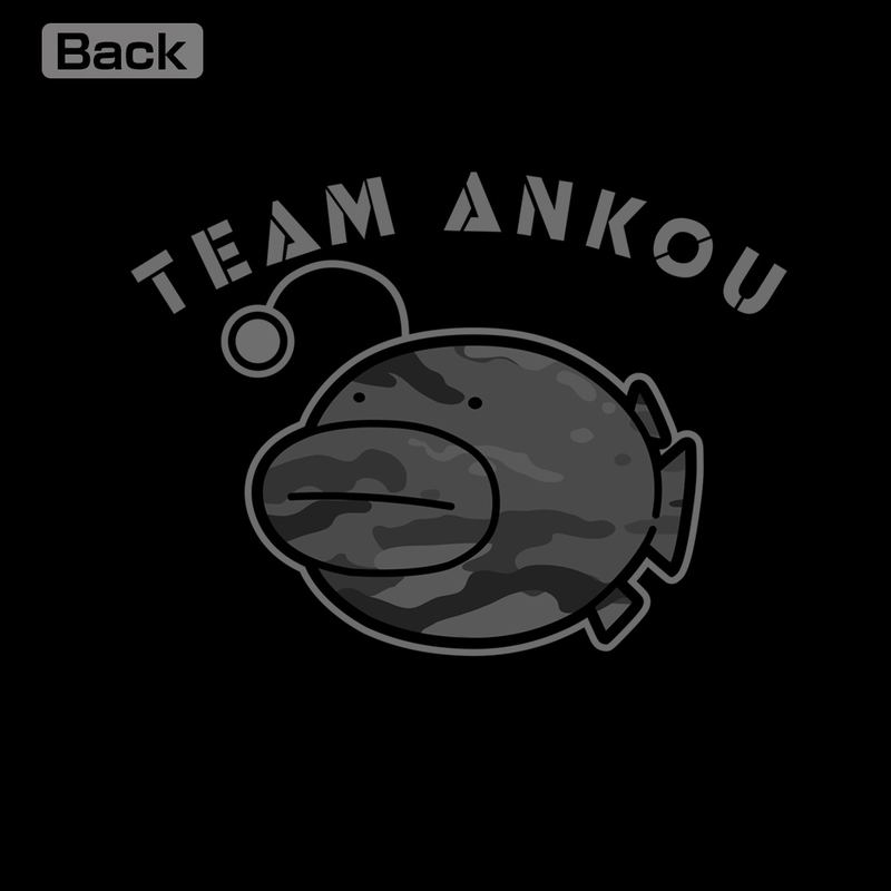 Girls und Panzer Final Chapter: Ankou Team Camouflage Thin Dry Hoodie (Black | Size S) image 3