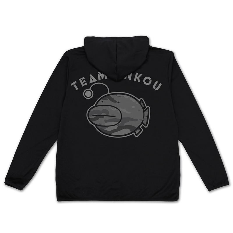 Girls und Panzer Final Chapter: Ankou Team Camouflage Thin Dry Hoodie (Black | Size XL) image 1