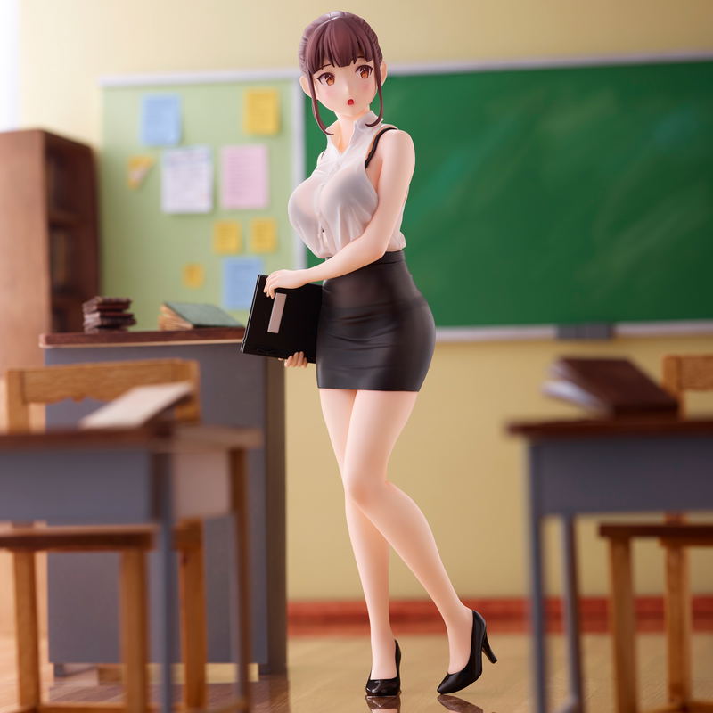 Original Character Pre-Painted Figure: Homeroom Teacher Illustration by POPQN (Re-run) image 2