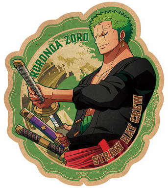 One Piece Roronoa Zoro Travel Sticker 1